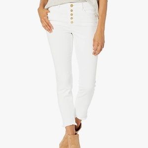 Democracy Exposed Button Ankle Length Jean